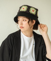 idem | crochet bucket hat/かぎ編みクロシェバケットハット(ハット)