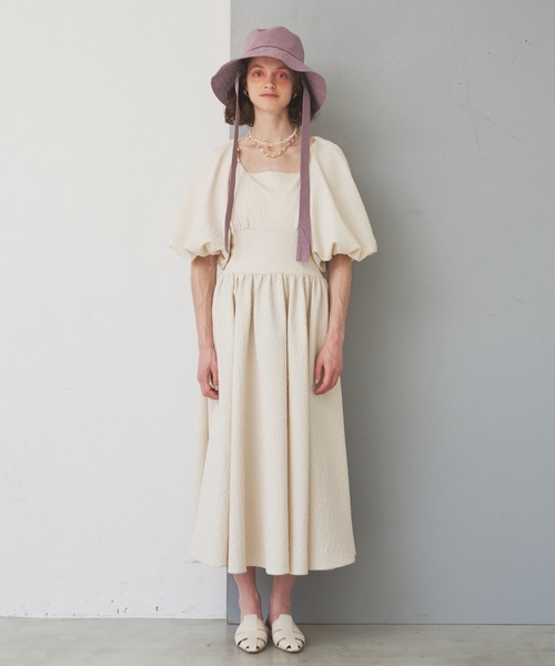 LA BELLE ETUDE(ラベルエチュード)の「BACK OPENベアSETワンピース(ワンピース・レディース・ホワイト/ブラック/ブルー・FREE)」の9枚目の写真