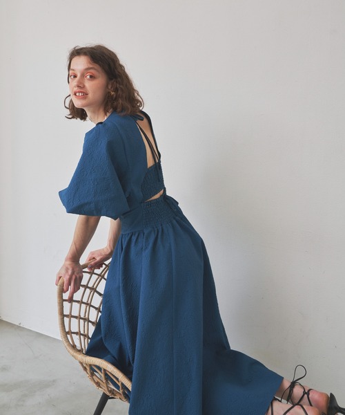 LA BELLE ETUDE(ラベルエチュード)の「BACK OPENベアSETワンピース(ワンピース・レディース・ホワイト/ブラック/ブルー・FREE)」の19枚目の写真