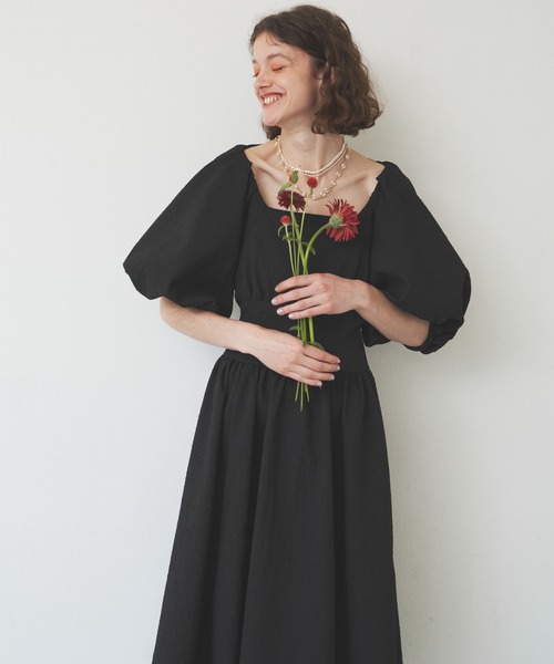 LA BELLE ETUDE(ラベルエチュード)の「BACK OPENベアSETワンピース(ワンピース・レディース・ホワイト/ブラック/ブルー・FREE)」の15枚目の写真