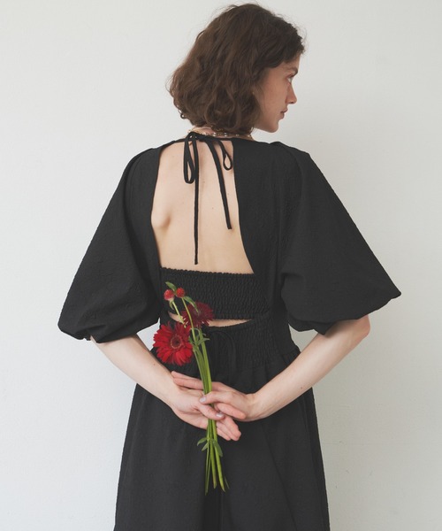 LA BELLE ETUDE(ラベルエチュード)の「BACK OPENベアSETワンピース(ワンピース・レディース・ホワイト/ブラック/ブルー・FREE)」の17枚目の写真