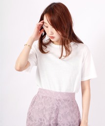 PAGE ONE TC天竺接触冷感半袖Tシャツ