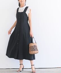rps | フロントボタンジャンスカワンピース(ジャンパースカート)