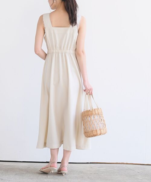 rps（アールピーエス）の「フロントボタンジャンスカワンピース（ジャンパースカート・レディース・ブラック/ネイビー/アイボリー・M）」の6枚目の写真