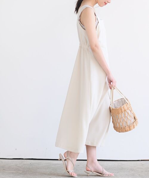 rps（アールピーエス）の「フロントボタンジャンスカワンピース（ジャンパースカート・レディース・ブラック/ネイビー/アイボリー・M）」の7枚目の写真