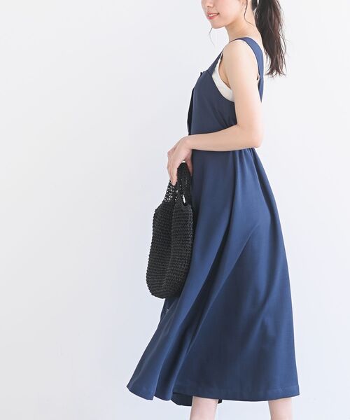 rps（アールピーエス）の「フロントボタンジャンスカワンピース（ジャンパースカート・レディース・ブラック/ネイビー/アイボリー・M）」の22枚目の写真