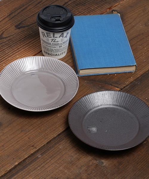 Rikkachic / リッカシック 協立陶器 ラインプレート M 皿 プレート 色