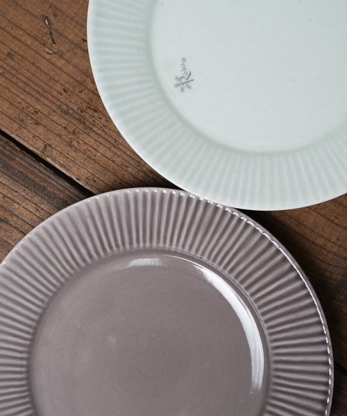 Rikkachic / リッカシック 協立陶器 ラインプレート M 皿 プレート 色