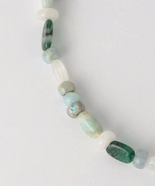 MONKEY TIME(モンキータイム)の「<monkey time> MULTI COLOR STONE NECKLACE/ネックレス(ネックレス・メンズ・ライム/ライトピンク・FREE)」の9枚目の写真