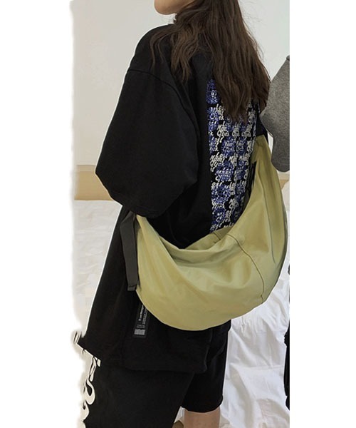 gossip!ロサンゼルス(ゴシップロサンゼルス)の「ナイロンオーバーオール トートバッグ(ボディバッグ/ウエストポーチ・レディース・ライトブルー/ブラック/グリーン/ベージュ・FREE)」の1枚目の写真