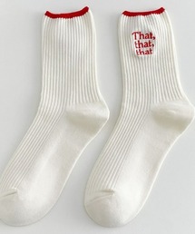 Loueme | that 刺繍カラフルソックス(ソックス/靴下)