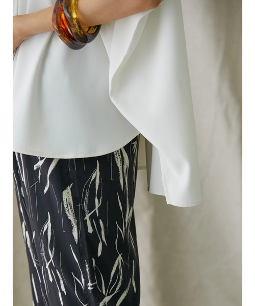 AMERICAN HOLIC（アメリカンホリック）の「とろみブラウス（シャツ/ブラウス・レディース・ドット/オフホワイト/ネイビー・M/L）」の9枚目の写真