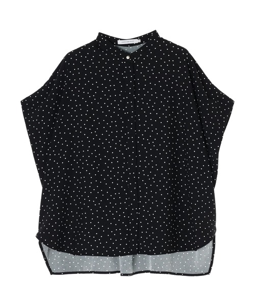 AMERICAN HOLIC（アメリカンホリック）の「とろみブラウス（シャツ/ブラウス・レディース・ドット/オフホワイト/ネイビー・M/L）」の10枚目の写真