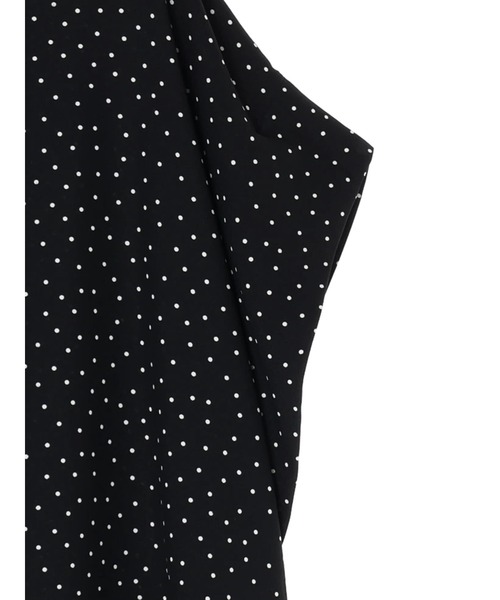 AMERICAN HOLIC（アメリカンホリック）の「とろみブラウス（シャツ/ブラウス・レディース・ドット/オフホワイト/ネイビー・M/L）」の13枚目の写真