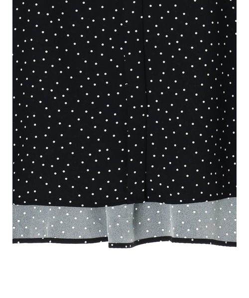 AMERICAN HOLIC（アメリカンホリック）の「とろみブラウス（シャツ/ブラウス・レディース・ドット/オフホワイト/ネイビー・M/L）」の14枚目の写真