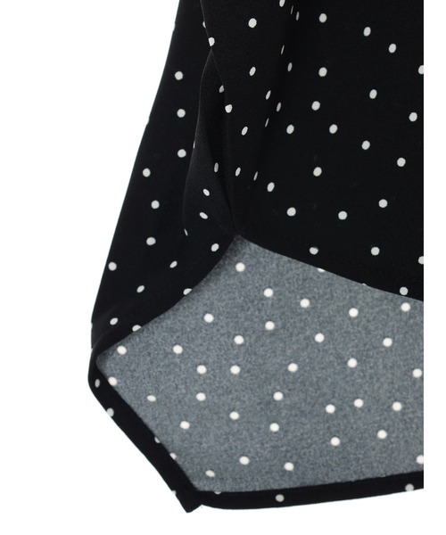 AMERICAN HOLIC（アメリカンホリック）の「とろみブラウス（シャツ/ブラウス・レディース・ドット/オフホワイト/ネイビー・M/L）」の18枚目の写真