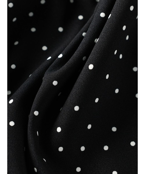 AMERICAN HOLIC（アメリカンホリック）の「とろみブラウス（シャツ/ブラウス・レディース・ドット/オフホワイト/ネイビー・M/L）」の19枚目の写真