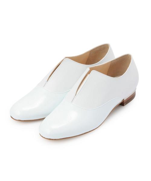 ASTRAET（アストラット）の「ASTRAET(アストラット) ノーストリングスリッポン●（ドレスシューズ・レディース・ブラック/ホワイト・37/36/38/35）」の2枚目の写真