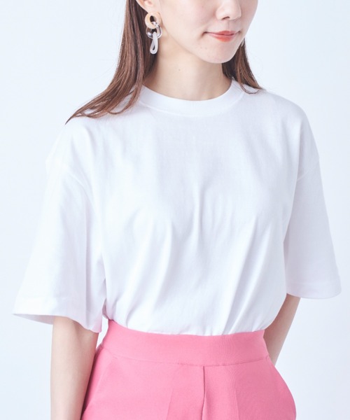 MAISON BREEZE（メゾンブリーズ）の「トレンドロゴ。"ESSENTIAL" Tee【MAISON BREEZE】オーバーサイズバックプリントロゴTシャツ（Tシャツ/カットソー・レディース・ブラック/レッド/グリーン・FREE）」の16枚目の写真