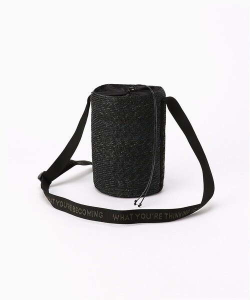 SUBLIME(サブライム)の「【SUBLIME/サブライム】STRAW POUCH shoulder bag ストローポーチ ショルダーバッグ(ショルダーバッグ・レディース・ブラック/ナチュラル・FREE)」の5枚目の写真