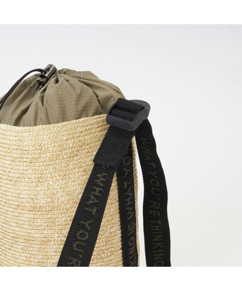 SUBLIME(サブライム)の「【SUBLIME/サブライム】STRAW POUCH shoulder bag ストローポーチ ショルダーバッグ(ショルダーバッグ・レディース・ブラック/ナチュラル・FREE)」の6枚目の写真