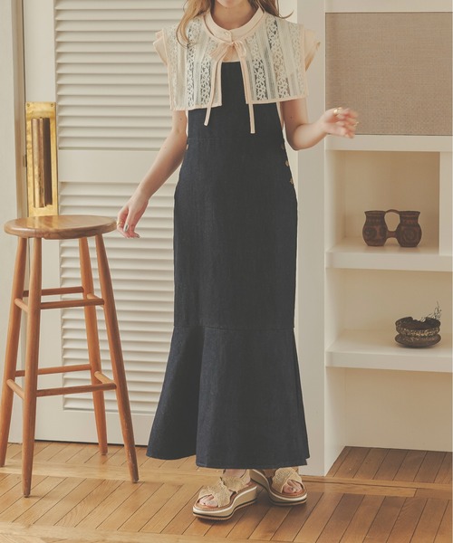 Ambre Neige（アンブルネージュ）の「付け襟フリルシャツ／【WEB/EC限定商品】（Tシャツ/カットソー・レディース・アイボリー/ライトベージュ・FREE）」の10枚目の写真