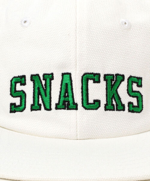 QUARTER SNACKS（クウォータースナックス）の「QUARTER SNACKS / Varsity Cap（ハット・メンズ・ホワイト/ブラック・ONE SIZE）」の6枚目の写真