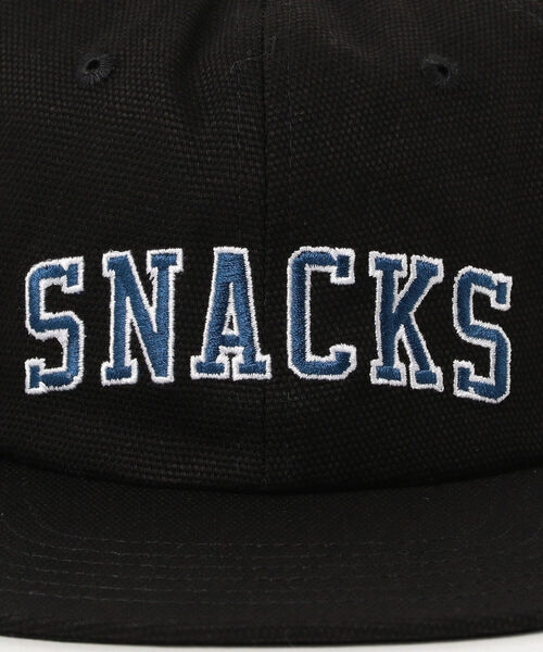 QUARTER SNACKS（クウォータースナックス）の「QUARTER SNACKS / Varsity Cap（ハット・メンズ・ホワイト/ブラック・ONE SIZE）」の5枚目の写真