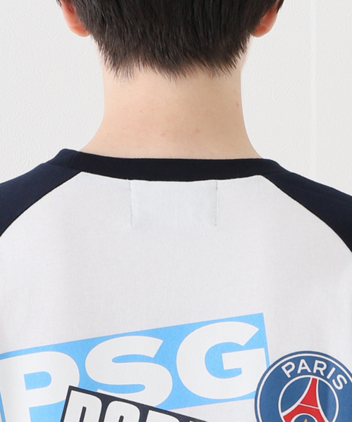 EDIFICE（エディフィス）の「【Paris Saint-Germain】ステッカーロゴプリント ラグランTシャツ（Tシャツ/カットソー・メンズ・ホワイト/ホワイト系その他・MEDIUM/LARGE/X-LARGE）」の16枚目の写真