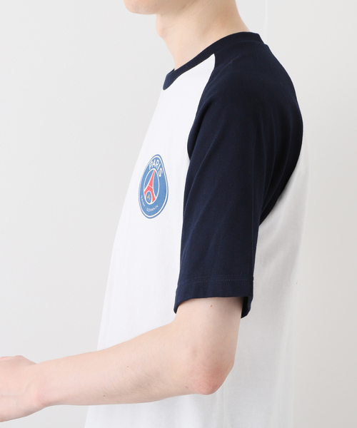 EDIFICE（エディフィス）の「【Paris Saint-Germain】ステッカーロゴプリント ラグランTシャツ（Tシャツ/カットソー・メンズ・ホワイト/ホワイト系その他・MEDIUM/LARGE/X-LARGE）」の9枚目の写真