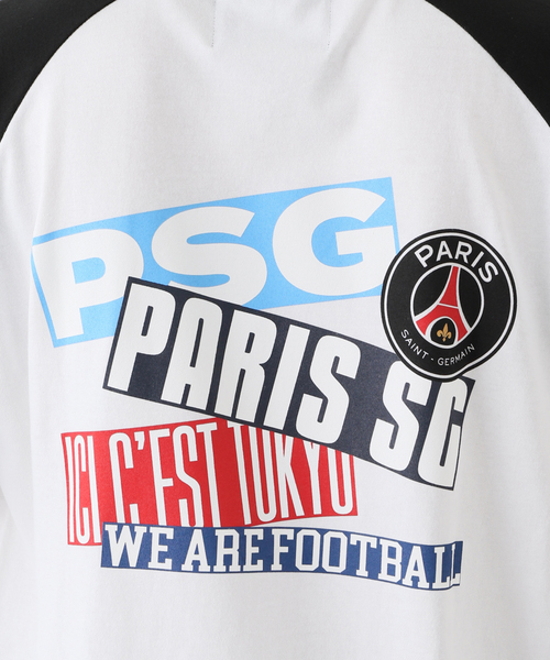 EDIFICE（エディフィス）の「【Paris Saint-Germain】ステッカーロゴプリント ラグランTシャツ（Tシャツ/カットソー・メンズ・ホワイト/ホワイト系その他・MEDIUM/LARGE/X-LARGE）」の19枚目の写真