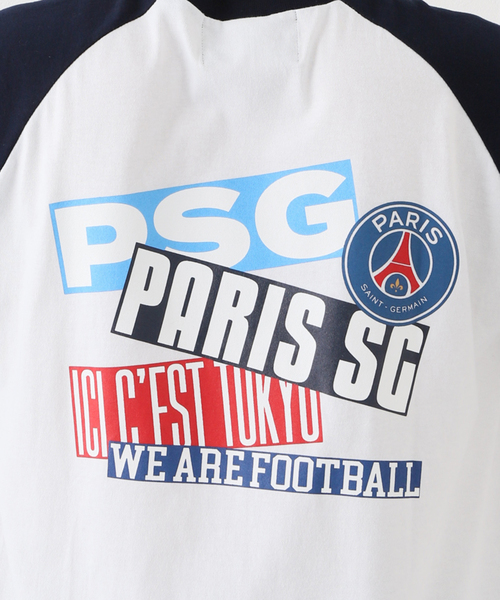 EDIFICE（エディフィス）の「【Paris Saint-Germain】ステッカーロゴプリント ラグランTシャツ（Tシャツ/カットソー・メンズ・ホワイト/ホワイト系その他・MEDIUM/LARGE/X-LARGE）」の21枚目の写真
