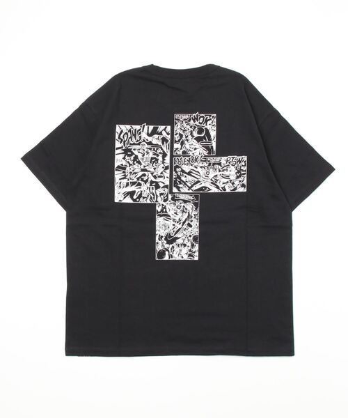 schott（ショット）の「Schott/ショット/SS TEE CAPTAIN AMERICA/キャプテンアメリカ（Tシャツ/カットソー・メンズ・ブラック/ホワイト・XL/M/2XL/L）」の13枚目の写真