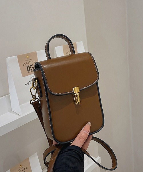 LOPASS（ロパス）の「ミニお財布ショルダー/スマホ入れ（ショルダーバッグ・レディース・ブラック/グリーン/ホワイト/ブラウン/ダークグリーン・FREE）」の4枚目の写真