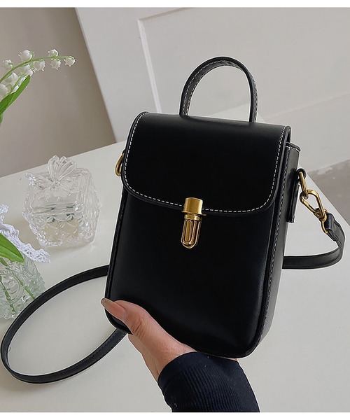 LOPASS（ロパス）の「ミニお財布ショルダー/スマホ入れ（ショルダーバッグ・レディース・ブラック/グリーン/ホワイト/ブラウン/ダークグリーン・FREE）」の13枚目の写真