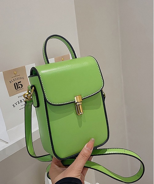 LOPASS（ロパス）の「ミニお財布ショルダー/スマホ入れ（ショルダーバッグ・レディース・ブラック/グリーン/ホワイト/ブラウン/ダークグリーン・FREE）」の11枚目の写真