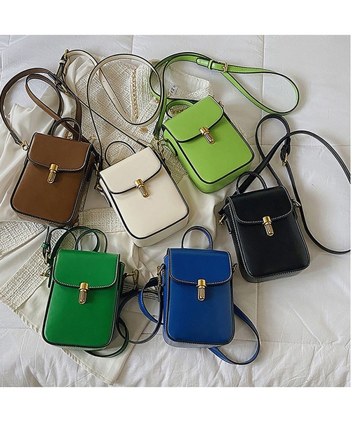 LOPASS（ロパス）の「ミニお財布ショルダー/スマホ入れ（ショルダーバッグ・レディース・ブラック/グリーン/ホワイト/ブラウン/ダークグリーン・FREE）」の8枚目の写真