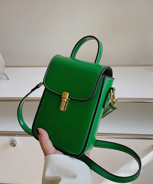 LOPASS（ロパス）の「ミニお財布ショルダー/スマホ入れ（ショルダーバッグ・レディース・ブラック/グリーン/ホワイト/ブラウン/ダークグリーン・FREE）」の19枚目の写真