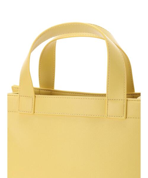 AMERICAN HOLIC（アメリカンホリック）の「マーケットPUミニトートバッグ（トートバッグ・レディース・アイボリー/イエロー・FREE）」の17枚目の写真