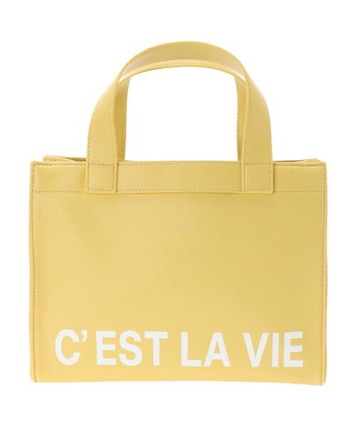 AMERICAN HOLIC（アメリカンホリック）の「マーケットPUミニトートバッグ（トートバッグ・レディース・アイボリー/イエロー・FREE）」の21枚目の写真