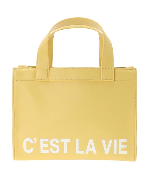 AMERICAN HOLIC（アメリカンホリック）の「マーケットPUミニトートバッグ（トートバッグ・レディース・アイボリー/イエロー・FREE）」の5枚目の写真