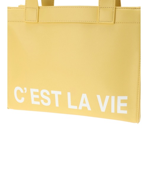 AMERICAN HOLIC（アメリカンホリック）の「マーケットPUミニトートバッグ（トートバッグ・レディース・アイボリー/イエロー・FREE）」の9枚目の写真