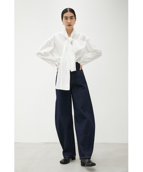 crie conforto（クリーコンフォルト）の「バルーンデニムパンツ（デニムパンツ・レディース・ライトブルー/インディゴブルー・SMALL/MEDIUM）」の4枚目の写真