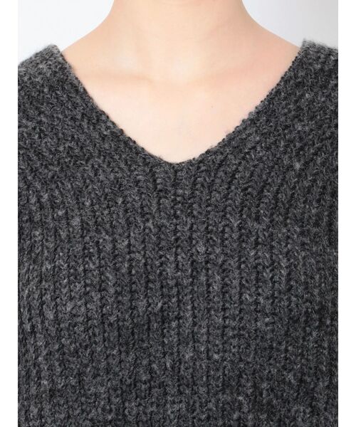 LAGUNAMOON(ラグナムーン)の「ケーブルポップコーンニットプルオーバー(ニット/セーター・レディース・チャコールグレー/ブルー/アイボリー・FREE)」の8枚目の写真