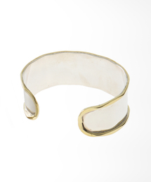 最終値下げ_希少品_新品LAVERシルバーLATON COMBIバングル LAVER（ラバー）の「【LAVER/ラバー】LATON COMBI BRACELET