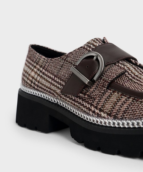 CHARLES & KEITH(チャールズ & キース)の「バックルチェーントリム ローファー(ローファー・レディース・ブラック/オフホワイト/ダークグレー/マルチ・22.5cm/23.5cm/25cm/23cm/24.5cm/25.5cm)」の13枚目の写真