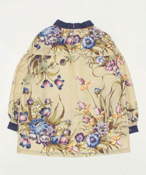 KATHARINE ROSS（キャサリンロス）の「【KATHARINE ROSS】オリジナル オータムスカーフプリントブラウス（シャツ/ブラウス・レディース・マスタード/ブルー・MEDIUM）」の22枚目の写真