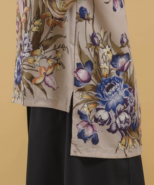 KATHARINE ROSS（キャサリンロス）の「【KATHARINE ROSS】オリジナル オータムスカーフプリントブラウス（シャツ/ブラウス・レディース・マスタード/ブルー・MEDIUM）」の19枚目の写真