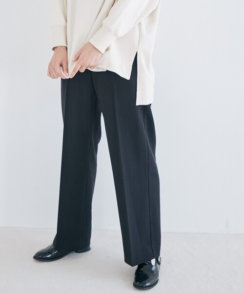 THE SHOP TK （ザ ショップ ティーケー ）の「◆裏毛ポンチョプルオーバー（スウェット・レディース・ネイビー/オフホワイト/オリーブ・12）」の13枚目の写真