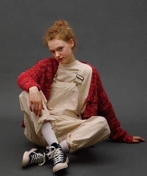 THE SHOP TK （ザ ショップ ティーケー ）の「◆裏毛ポンチョプルオーバー（スウェット・レディース・ネイビー/オフホワイト/オリーブ・12）」の17枚目の写真